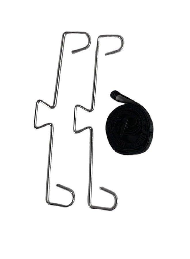 BOFFLE أرجوحة أطفال محمولة من بوفل للأطفال من عمر 0-3 سنوات - أرجوحة أطفال مناسبة للسفر مع حزام أمان قابل للتعديل وخطافات تعليق | مقعد أطفال داخلي/خارجي بدون أرجوحة شبكية | آمنة ومريحة - Image 1